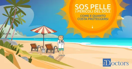 SOS Pelle: l’infografica per difendersi dai pericoli del sole