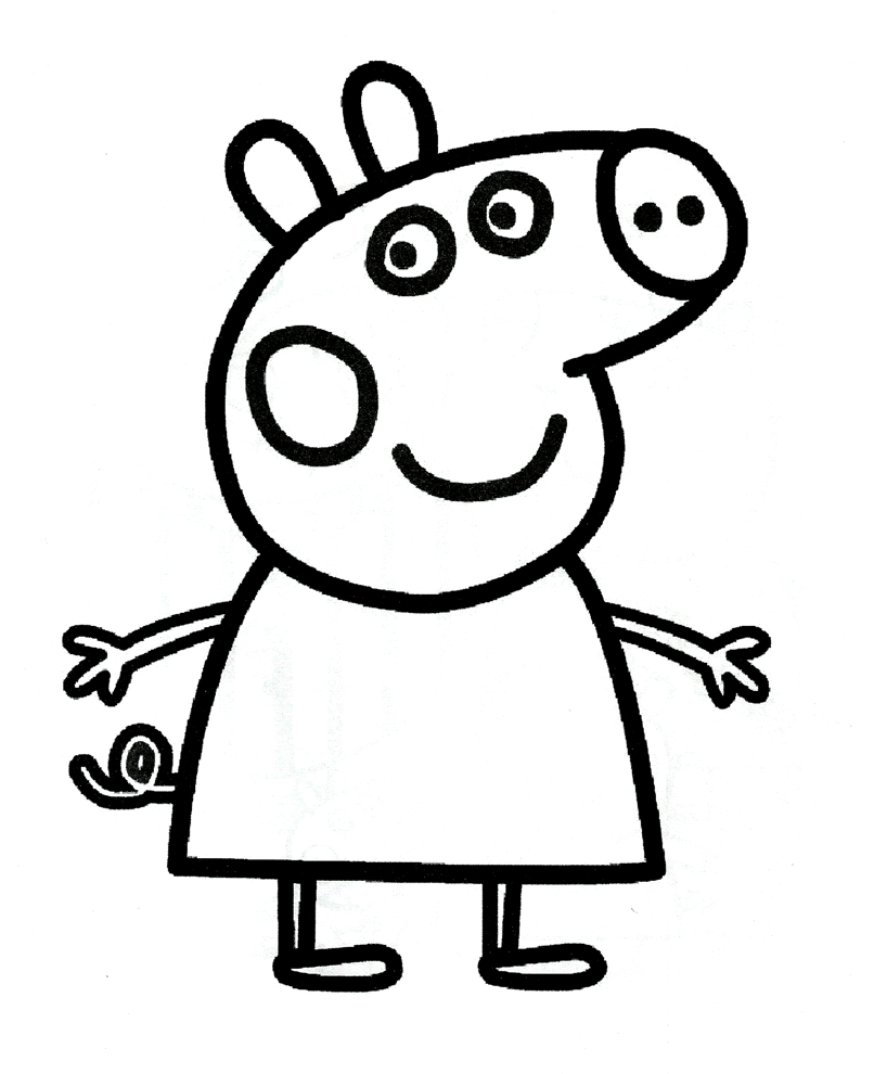 Peppa Pig Disegni Da Colorare E Storia Del Cartone Animato Mamma Naturale