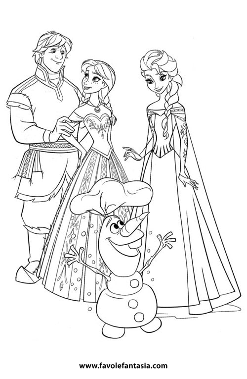 Disegni Da Colorare Frozen E Disegni Da Colorare Olaf